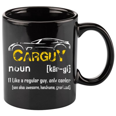 Funny Car Guy Vintage Car Guy Definition Mechanic 11oz C Handle Ceramic Mug