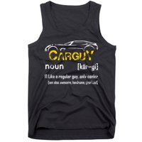 Funny Car Guy Vintage Car Guy Definition Mechanic Tank Top