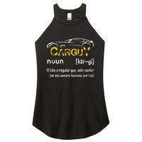 Funny Car Guy Vintage Car Guy Definition Mechanic Women's Perfect Tri Rocker Tank