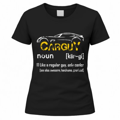 Funny Car Guy Vintage Car Guy Definition Mechanic Women's T-Shirt