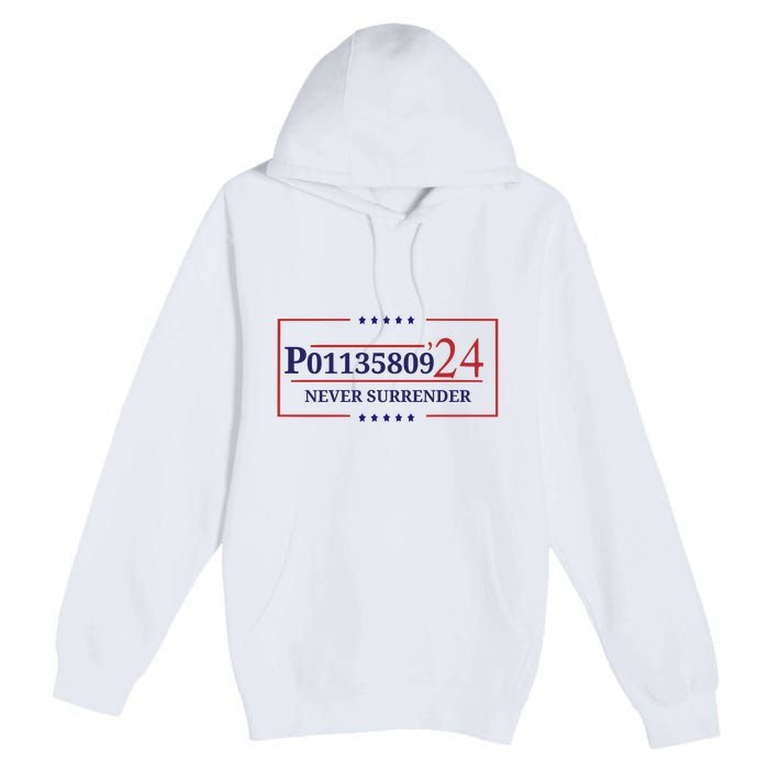 Fulton County Georgia Jail Prisoner Inmate P01135809 Mugshot Premium Pullover Hoodie