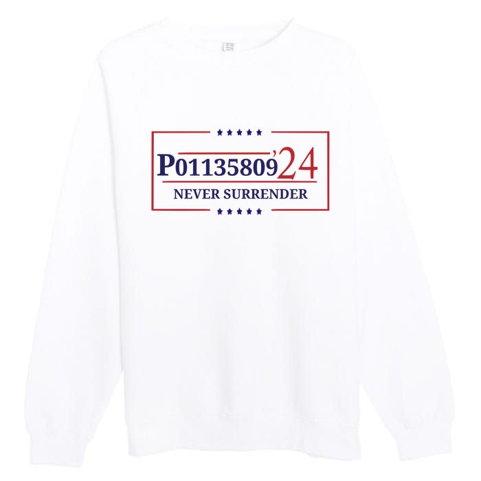 Fulton County Georgia Jail Prisoner Inmate P01135809 Mugshot Premium Crewneck Sweatshirt