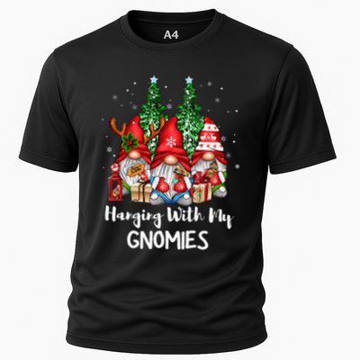 Funny Christmas Gnome Hanging With My Gnomies Family Pajamas Performance Shirt