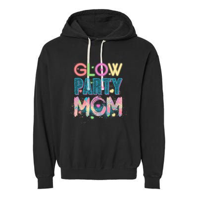 Funny Cute Glow Party Mom Garment-Dyed Fleece Hoodie