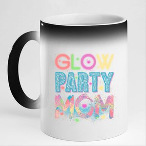 Funny Cute Glow Party Mom 11oz Black Color Changing Mug