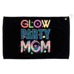 Funny Cute Glow Party Mom Grommeted Golf Towel