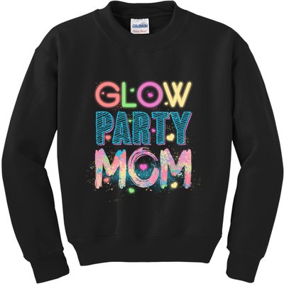 Funny Cute Glow Party Mom Kids Sweatshirt