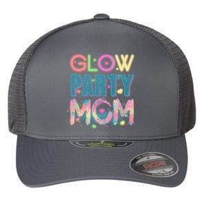 Funny Cute Glow Party Mom Flexfit Unipanel Trucker Cap