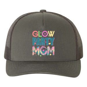 Funny Cute Glow Party Mom Yupoong Adult 5-Panel Trucker Hat