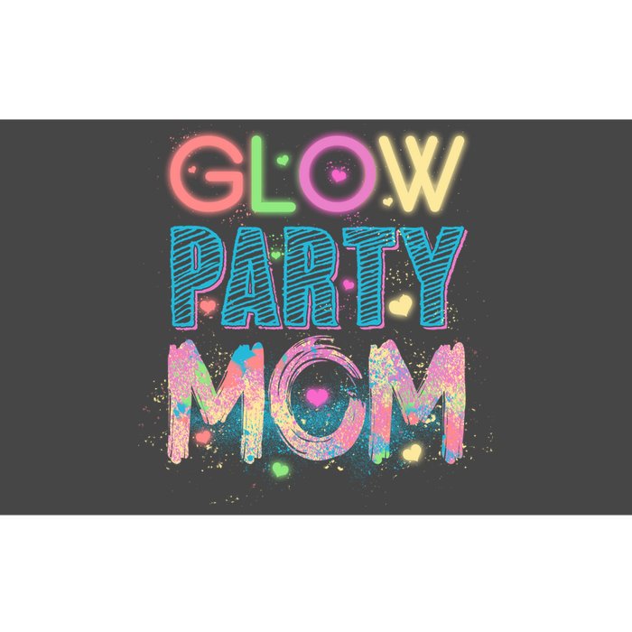 Funny Cute Glow Party Mom Bumper Sticker