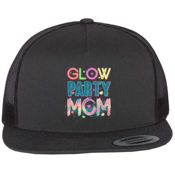 Funny Cute Glow Party Mom Flatbill Hat