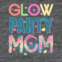 Funny Cute Glow Party Mom Flatbill Hat