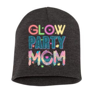 Funny Cute Glow Party Mom Short Acrylic Beanie