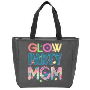 Funny Cute Glow Party Mom Zip Tote Bag