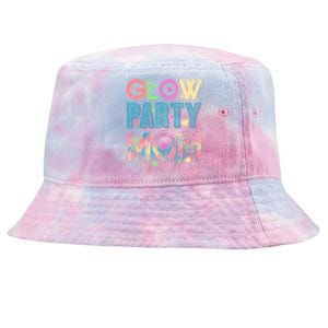 Funny Cute Glow Party Mom Tie-Dyed Bucket Hat