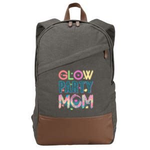 Funny Cute Glow Party Mom Cotton Canvas Backpack