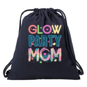 Funny Cute Glow Party Mom Drawstring Bag