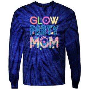 Funny Cute Glow Party Mom Tie-Dye Long Sleeve Shirt