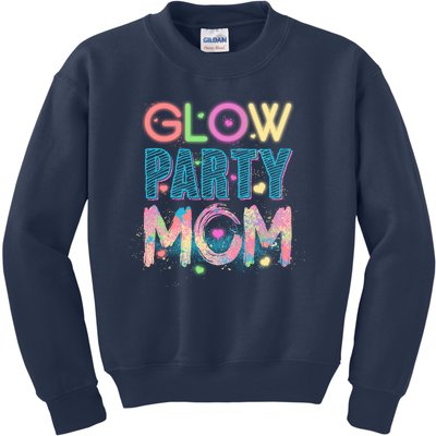 Funny Cute Glow Party Mom Kids Sweatshirt