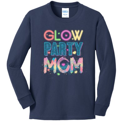 Funny Cute Glow Party Mom Kids Long Sleeve Shirt