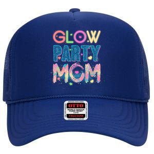 Funny Cute Glow Party Mom High Crown Mesh Back Trucker Hat