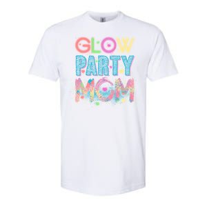 Funny Cute Glow Party Mom Softstyle CVC T-Shirt