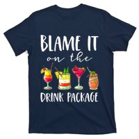 Funny Cruise Gifts Blame It On The Drink Package T-Shirt