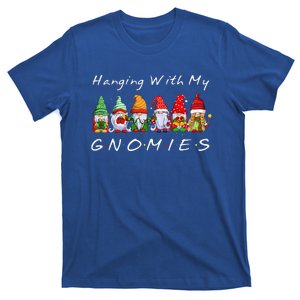 Funny Christmas Gnome Hanging With My Gnomies Family Pajamas T-Shirt