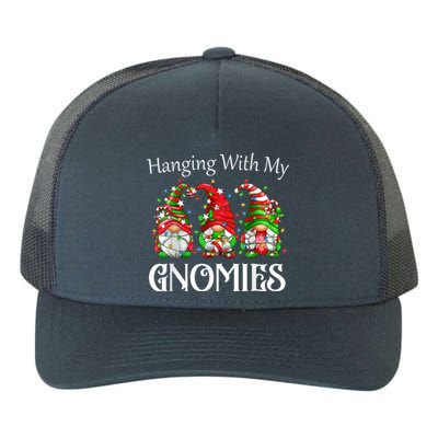 Funny Christmas Gnome Hanging With My Gnomies Family Pajamas Yupoong Adult 5-Panel Trucker Hat