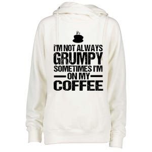 Funny Coffee Grandpa Funny Retired Papa Gift Womens Funnel Neck Pullover Hood