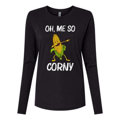 Funny Corn Gift For  Corn On The Cob Costume Farmer Womens Cotton Relaxed Long Sleeve T-Shirt