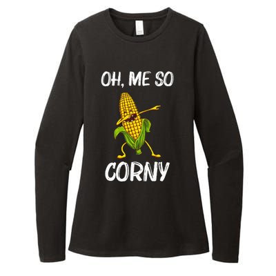 Funny Corn Gift For  Corn On The Cob Costume Farmer Womens CVC Long Sleeve Shirt