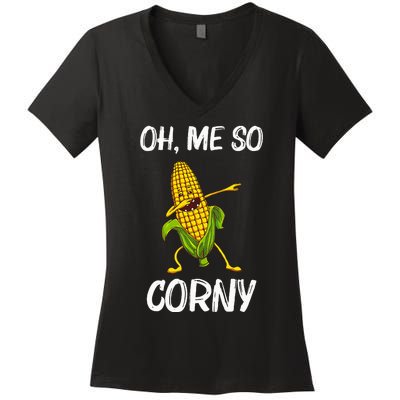 Funny Corn Gift For  Corn On The Cob Costume Farmer Women's V-Neck T-Shirt