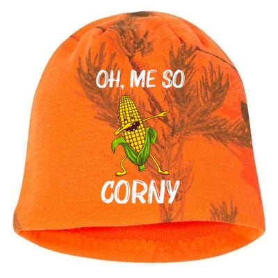 Funny Corn Gift For  Corn On The Cob Costume Farmer Kati - Camo Knit Beanie