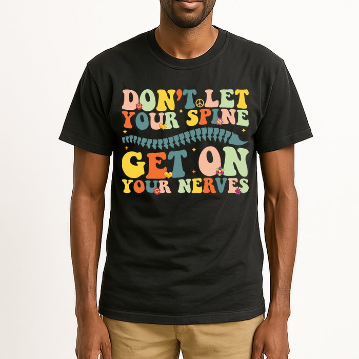 Funny Chiropractor Groovy Spine Doctor Of Chiropractic Tall T-Shirt