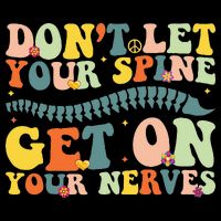 Funny Chiropractor Groovy Spine Doctor Of Chiropractic Tall T-Shirt