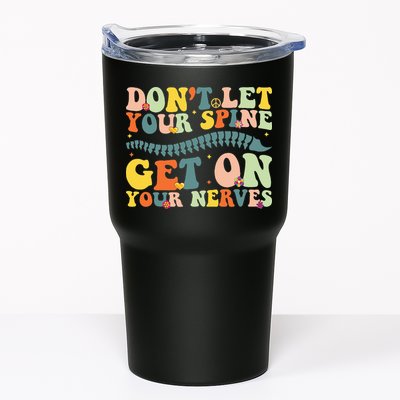 Funny Chiropractor Groovy Spine Doctor Of Chiropractic Tumbler