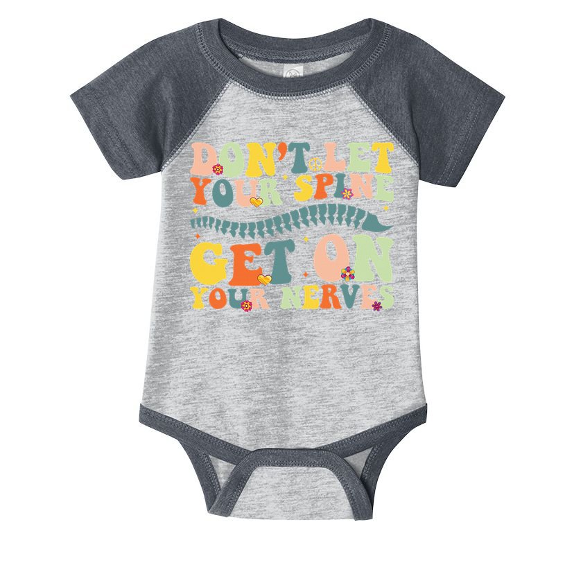 Funny Chiropractor Groovy Spine Doctor Of Chiropractic Infant Baby Jersey Bodysuit