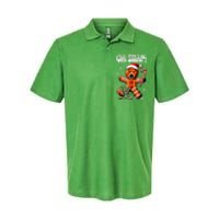 Funny Christmas Gingerbread Man Oh Snap Outfit Xmas Pajama Gift Softstyle Adult Sport Polo