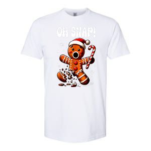 Funny Christmas Gingerbread Man Oh Snap Outfit Xmas Pajama Gift Softstyle CVC T-Shirt