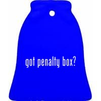 Funny Classic Got Penalty Box? Retro Funny Gift Ceramic Bell Ornament