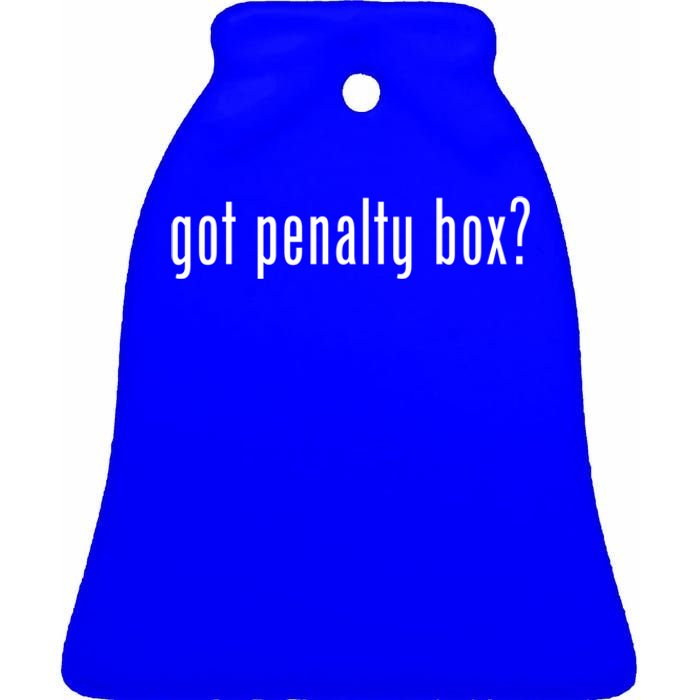 Funny Classic Got Penalty Box? Retro Funny Gift Ceramic Bell Ornament