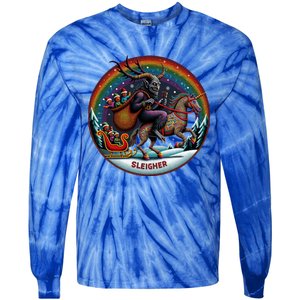 Funny Christmas Gift Tie-Dye Long Sleeve Shirt