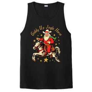 Funny Christmas Giddy Up Jingle Horse Gift PosiCharge Competitor Tank