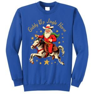 Funny Christmas Giddy Up Jingle Horse Gift Sweatshirt