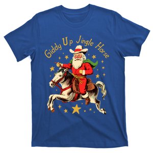 Funny Christmas Giddy Up Jingle Horse Gift T-Shirt