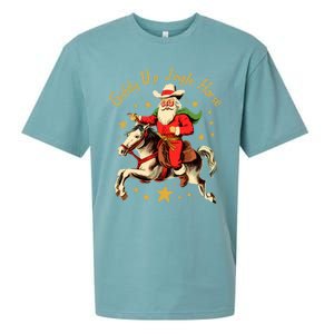 Funny Christmas Giddy Up Jingle Horse Gift Sueded Cloud Jersey T-Shirt