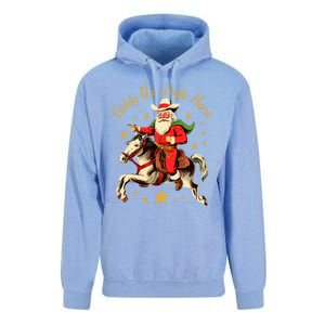 Funny Christmas Giddy Up Jingle Horse Gift Unisex Surf Hoodie