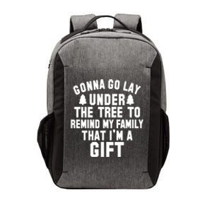 Funny Christmas Gonna Go Lay Under The Tree Gift Vector Backpack