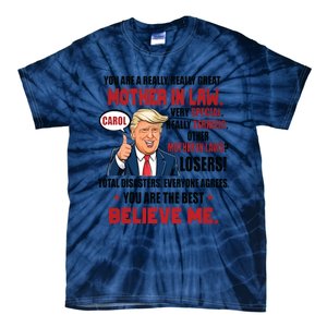 Funny Christmas Gift For Mother In Laws Trump Gift For Motherinlaw From Daugh Tie-Dye T-Shirt